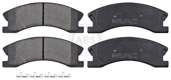 Brake Pad Set, disc brake (Front axle)  Art. 38945