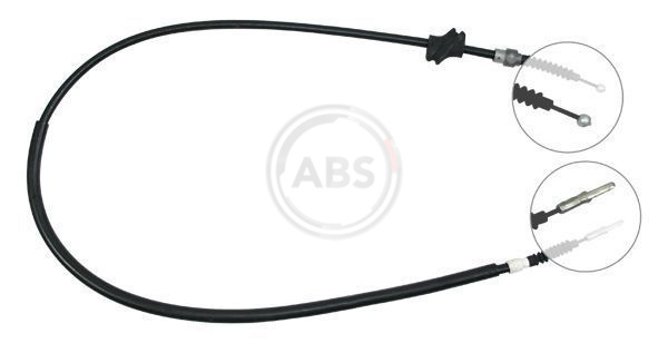 Cable Pull, parking brake (Back, left)  Art. K10167