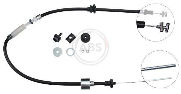 Cable Pull, clutch control (Rear axle)  Art. K26510