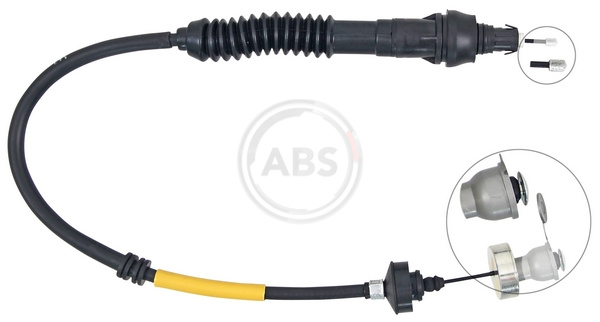 Cable Pull, clutch control (front axle both sides)  Art. K28075