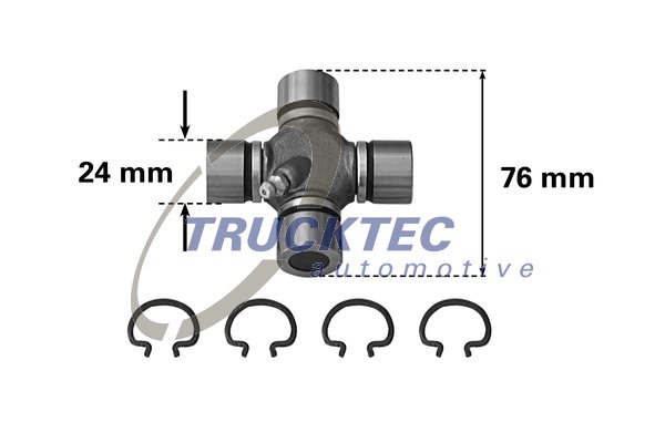 Joint, propshaft (Main shaft)  Art. 0234017