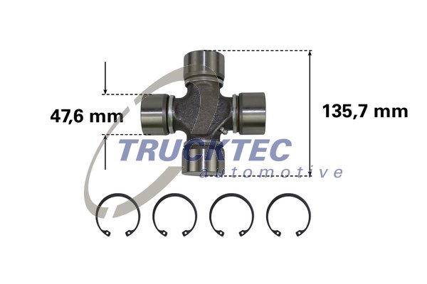 Joint, longitudinal axis (Rear axle, both sides, Inner)  Art. 0534008