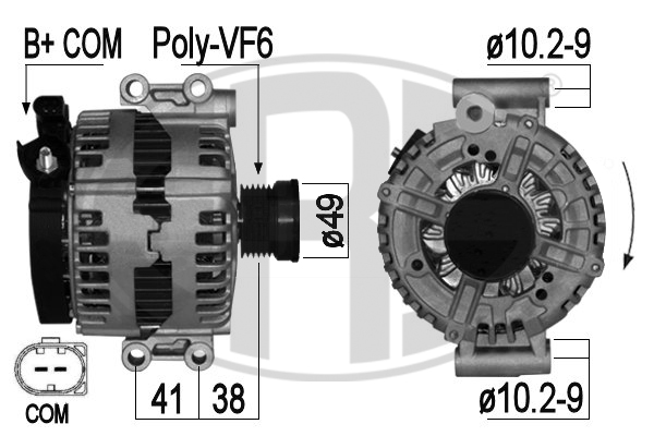 Alternator  Art. 209038A