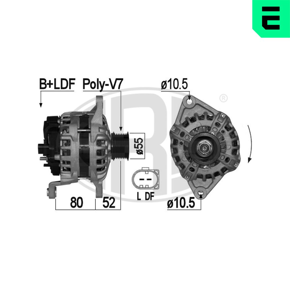 Alternator  Art. 209057A