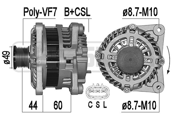 Alternator  Art. 209515A