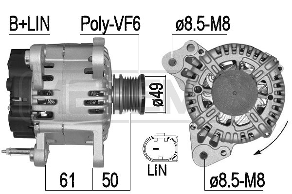 Alternator  Art. 209536A