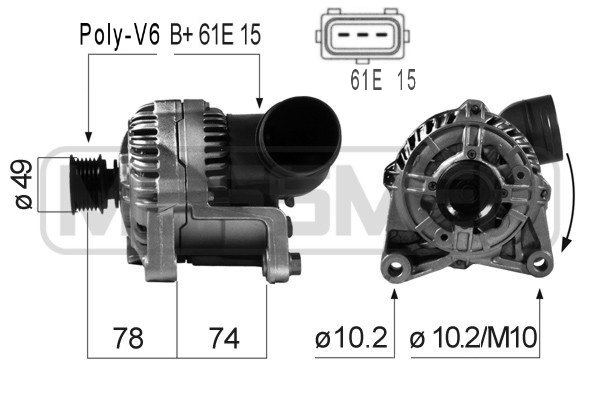 Alternator  Art. 210164A