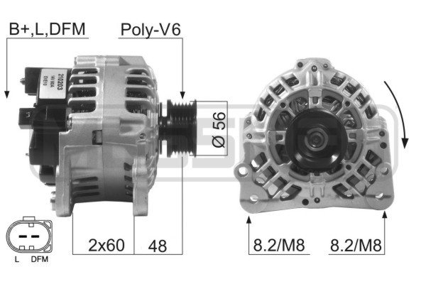 Alternator  Art. 210203A