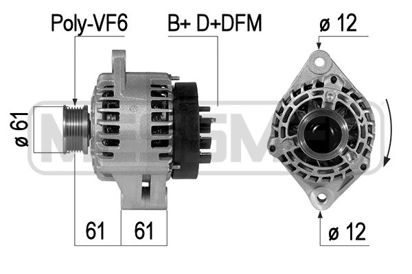 Alternator  Art. 210325A