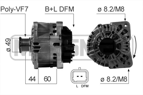 Alternator  Art. 210509A