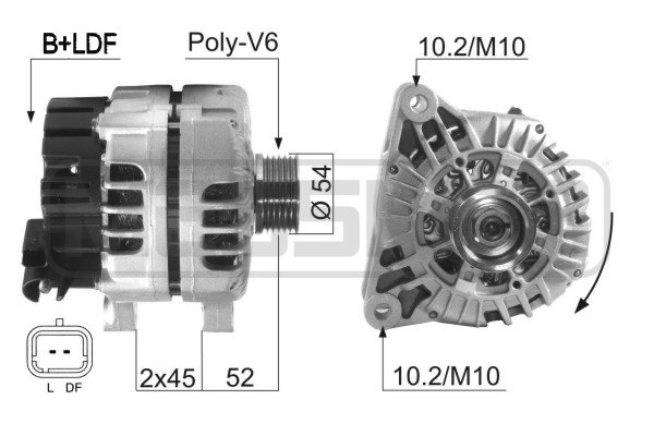 Alternator  Art. 210604A