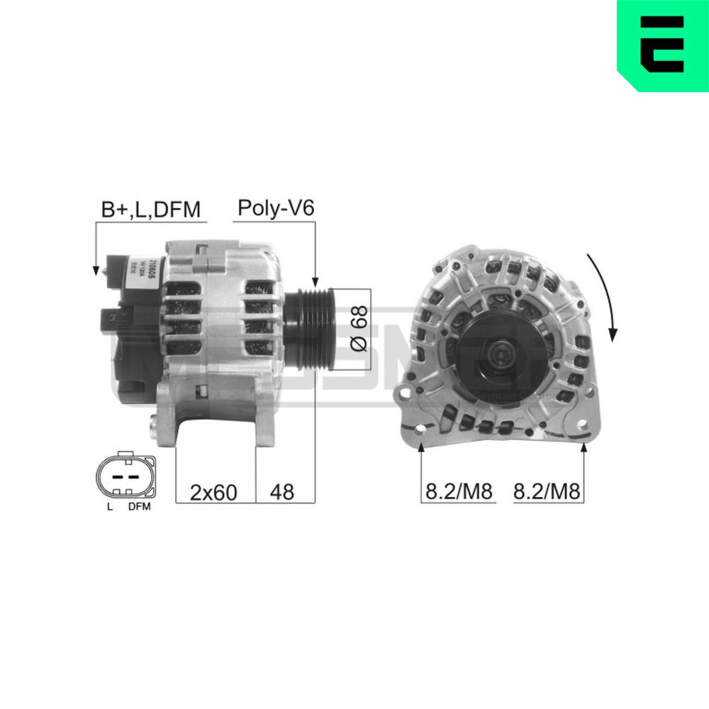 Alternator  Art. 210605A