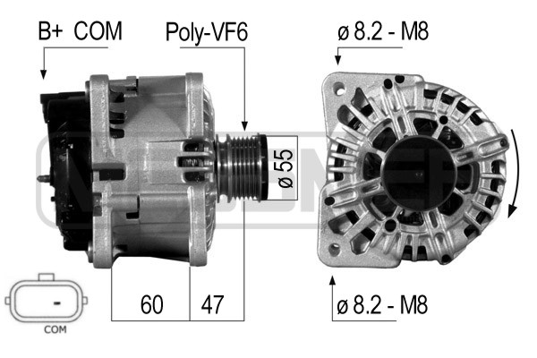 Alternator  Art. 210705A