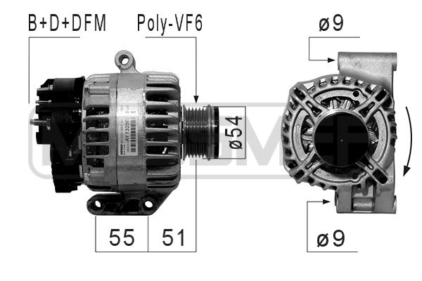 Alternator  Art. 210833A