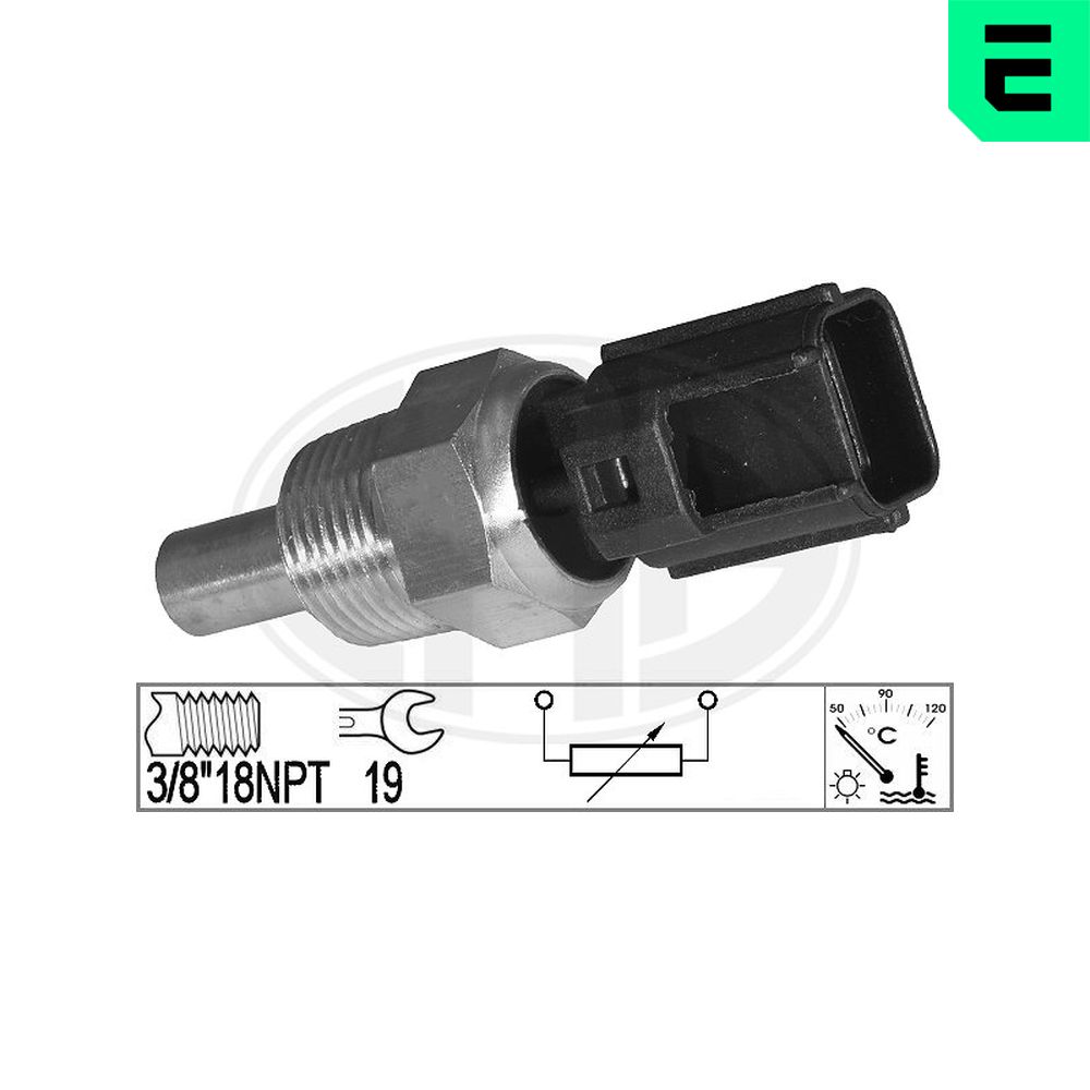 Sensor, coolant temperature (3/8x18 NPT)  Art. 331050