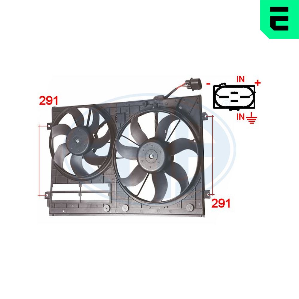 Fan, engine cooling  Art. 352035