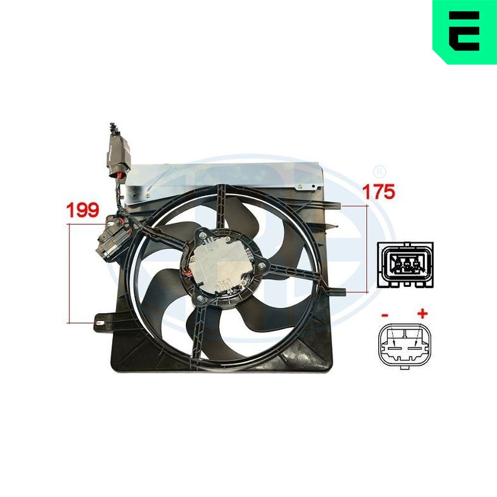 Fan, engine cooling  Art. 352055