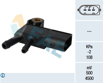 Sensor, exhaust pressure (2000)  Art. 16100