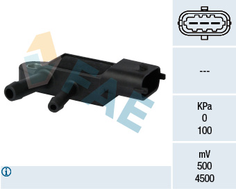 Sensor, exhaust pressure (0)  Art. 16105