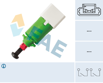 Switch, clutch control (cruise control)  Art. 24894