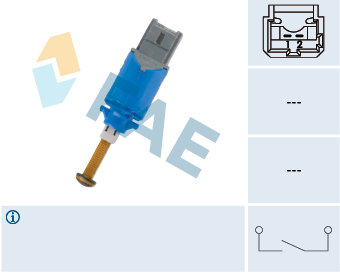 Switch, clutch control (cruise control) (2)  Art. 24901