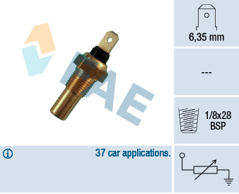 Sensor, coolant temperature  Art. 31630