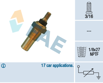 Sensor, coolant temperature  Art. 32040