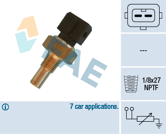 Sensor, coolant temperature (330111)  Art. 32570