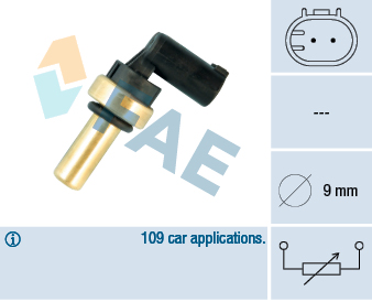 Sensor, coolant temperature (2)  Art. 32705