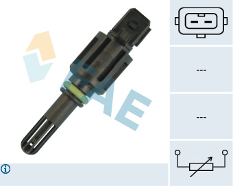 Sensor, intake air temperature (12)  Art. 33168