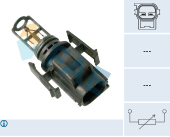 Sensor, intake air temperature (Charge air cooler)  Art. 33178