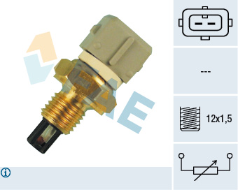 Sensor, intake air temperature (Front axle, left)  Art. 33180