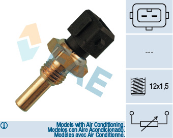 Sensor, coolant temperature (2)  Art. 33300