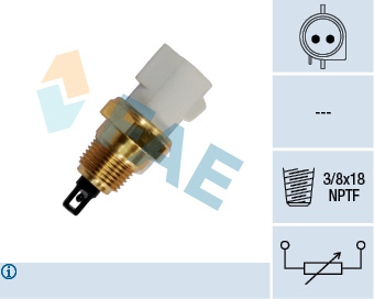 Sensor, intake air temperature (Front axle)  Art. 33440