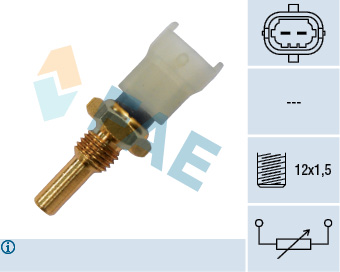 Sensor, coolant temperature (Both sides)  Art. 33480