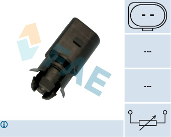 Sensor, exterior temperature (Pulley side)  Art. 33515