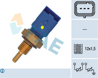 Sensor, coolant temperature (3)  Art. 33795