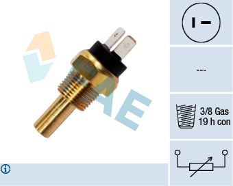 Sensor, coolant temperature  Art. 33800