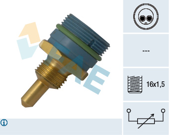 Sensor, coolant temperature (2)  Art. 33900