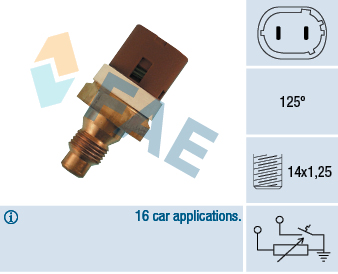 Sensor, coolant temperature (125)  Art. 34070