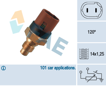 Sensor, coolant temperature (120)  Art. 34100