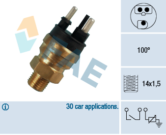 Sensor, coolant temperature  Art. 34310