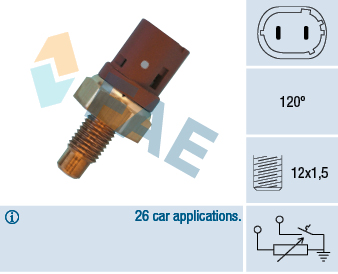 Sensor, coolant temperature  Art. 34390