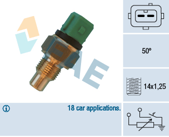 Sensor, coolant temperature  Art. 34430