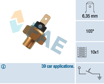 Temperature Switch, coolant warning lamp (105)  Art. 35820