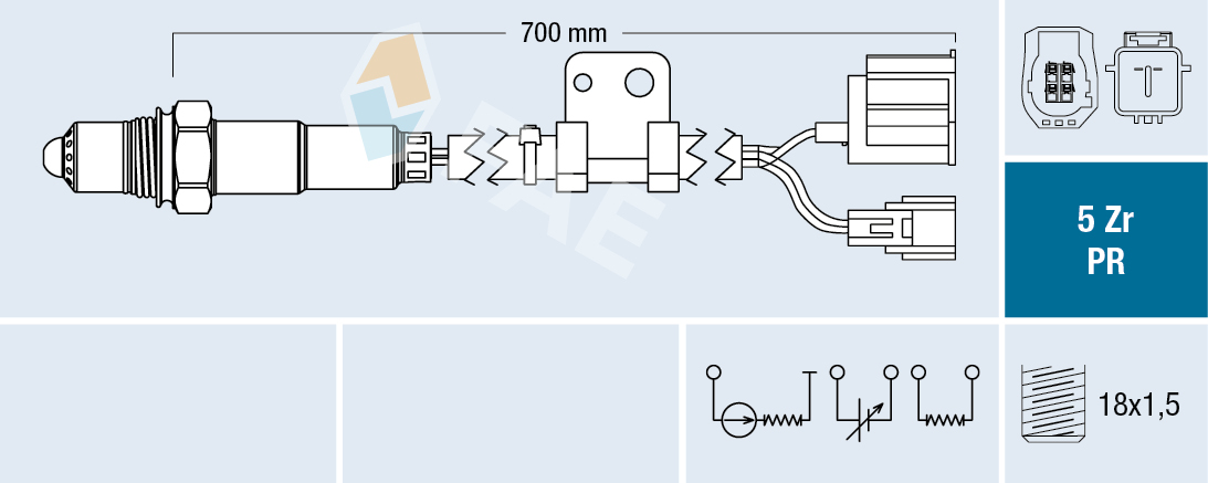 Lambda Sensor (Front axle)  Art. 75088