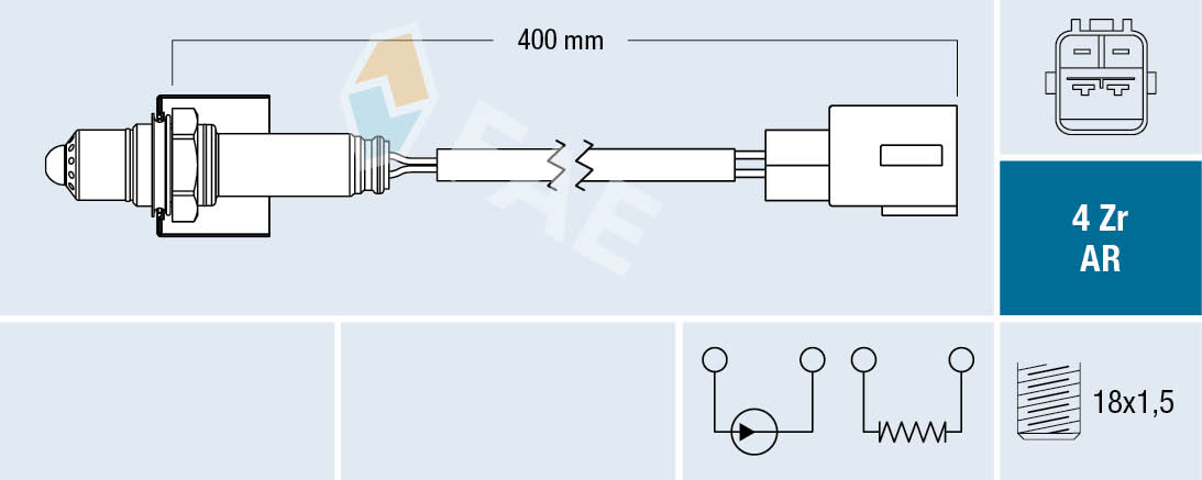 Lambda Sensor (In front)  Art. 75654