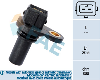 RPM Sensor, automatic transmission  Art. 79008