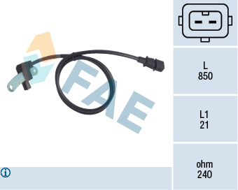 Sensor, crankshaft pulse (2)  Art. 79019