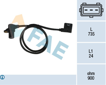 Sensor, crankshaft pulse  Art. 79038